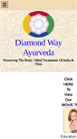 Mobile Screenshot of diamondwayayurveda.com